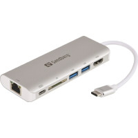 Produktbild för Sandberg - dockningsstation - USB - HDMI - 1GbE