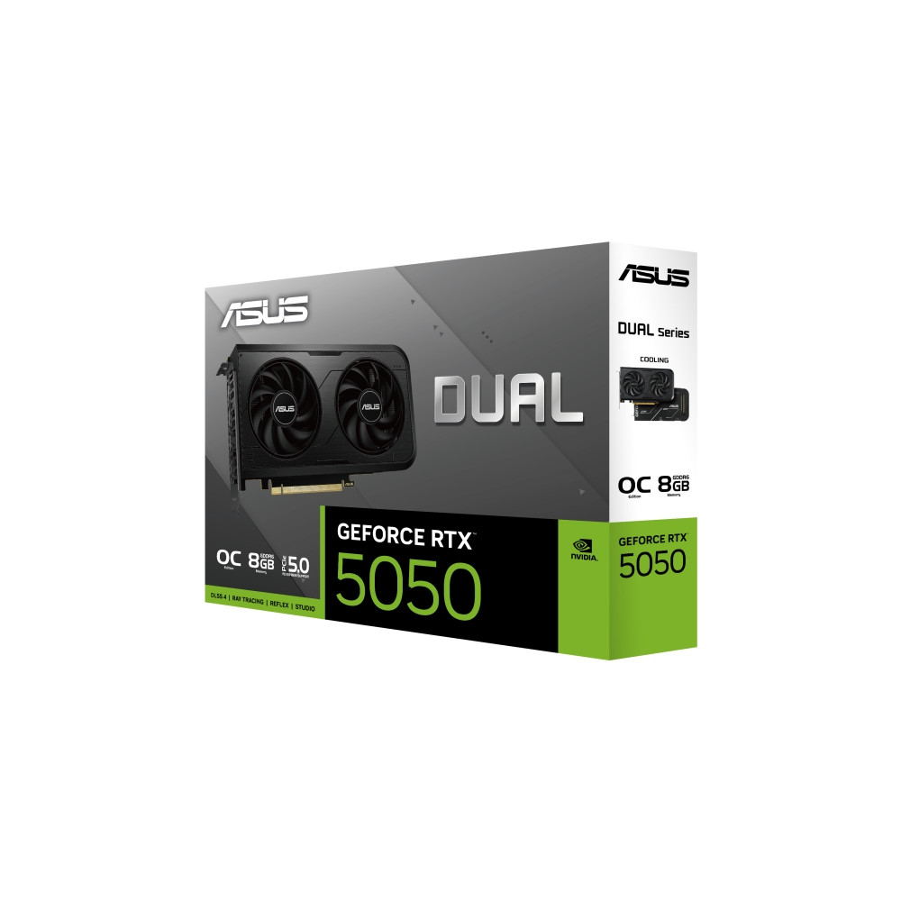 Produktbild för ASUS Dual - OC Edition - grafikkort - GeForce RTX 5050 - 8 GB