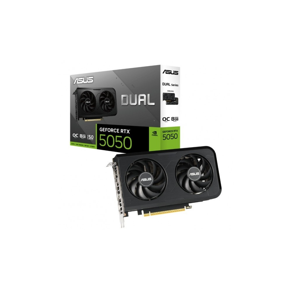 Produktbild för ASUS Dual - OC Edition - grafikkort - GeForce RTX 5050 - 8 GB