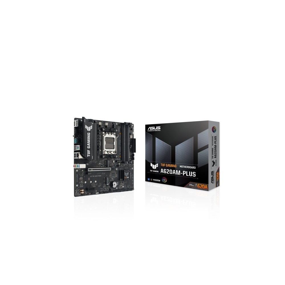 Produktbild för ASUS TUF GAMING A620AM-PLUS - moderkort - micro ATX - Socket AM5 - AMD A620A