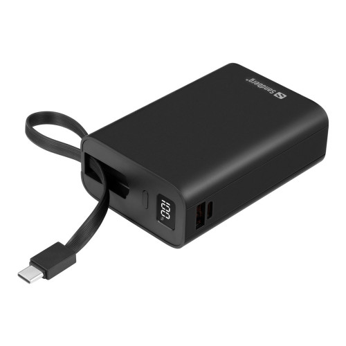 Sandberg Sandberg Powerbank 20000 PD20W Connect power bank - Li-pol - USB, USB-C - 20 watt