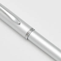 Produktbild för Kulpenna Pelikan Jazz Noble silv 1mm blå