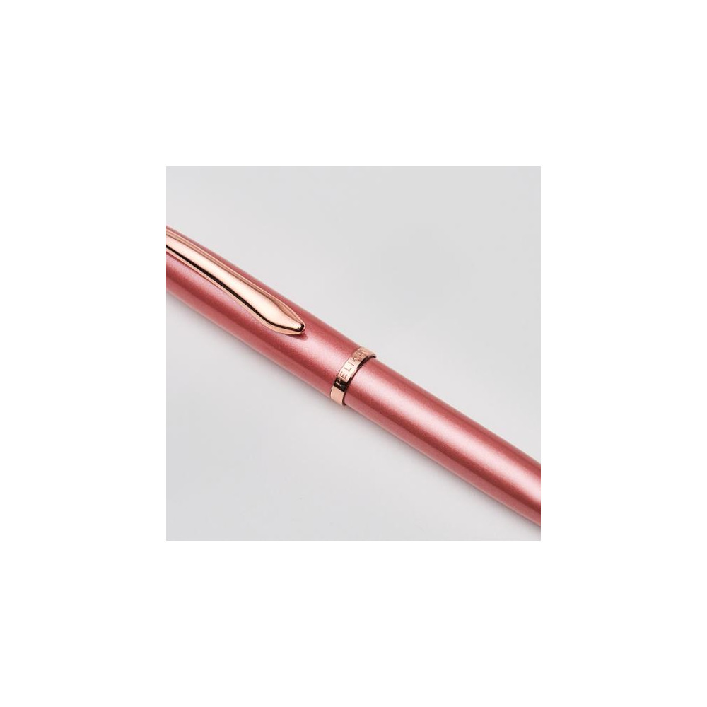 Produktbild för Kulpenna Pelikan Jazz Noble rose 1mm blå