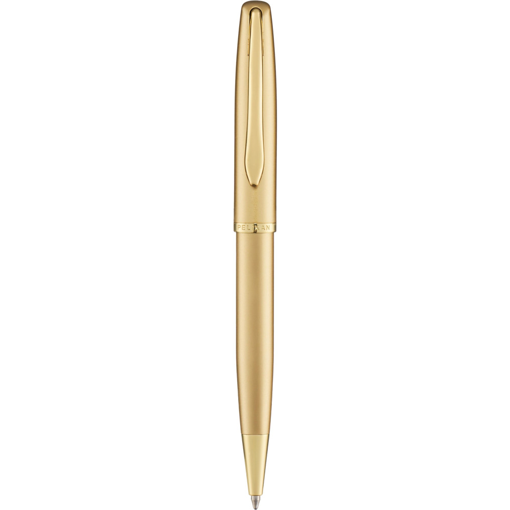 Produktbild för Kulpenna Pelikan Jazz Noble guld 1mm blå