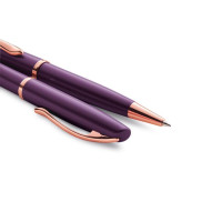 Produktbild för Kulpenna Pelikan Jazz Noble lila 1mm blå