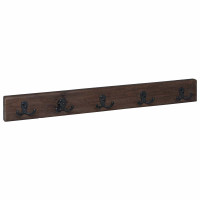 Produktbild för Hanger Brun 60 x 7 x 8 cm Solid återvunnen trä