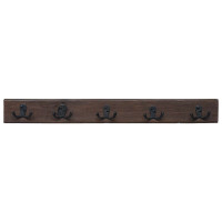 Produktbild för Hanger Brun 60 x 7 x 8 cm Solid återvunnen trä
