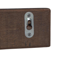 Produktbild för Hanger Brun 60 x 7 x 8 cm Solid återvunnen trä