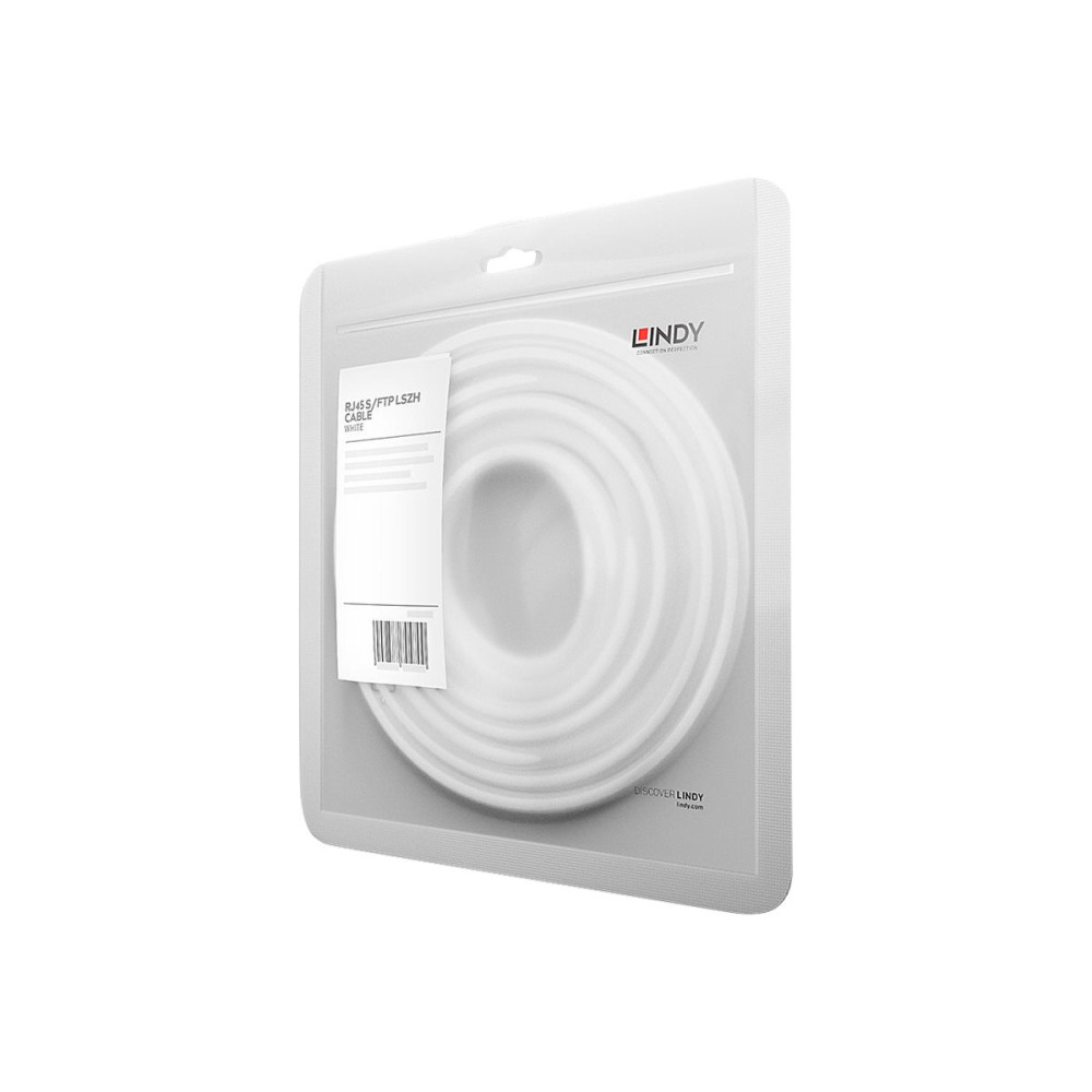 Produktbild för Lindy patch-kabel - 15 m - vit