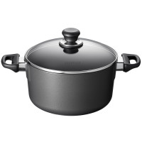 Produktbild för Scanpan 4,8 l/24 cm gryta m. lock