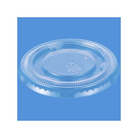 Produktbild för Plastlock Ø62 mm APET klar till dressingbägare 60 ml, 100 st...