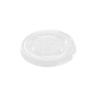 Produktbild för Plastlock Ø62 mm APET klar till dressingbägare 60 ml, 100 st...