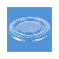 Produktbild för Plastlock Ø62 mm APET klar till dressingbägare 60 ml, 100 st...