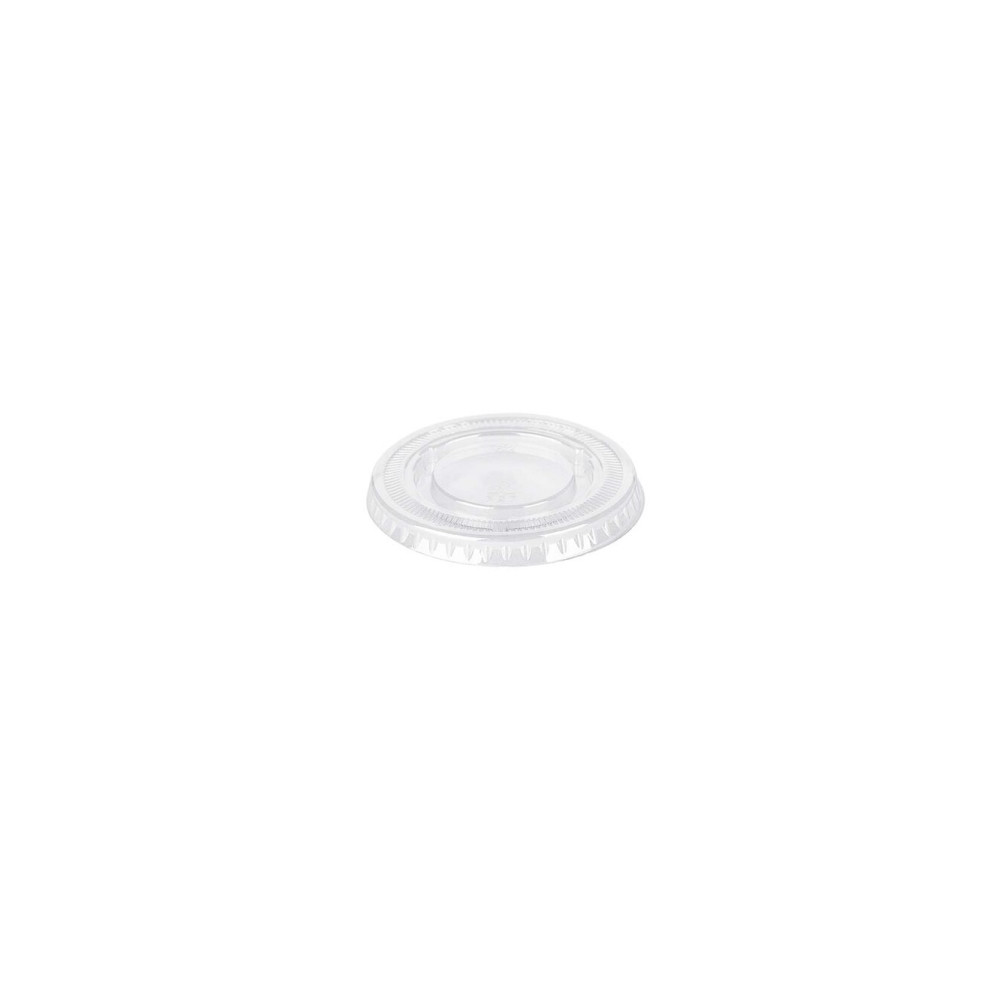 Produktbild för Plastlock Ø62 mm APET klar till dressingbägare 60 ml, 100 st...