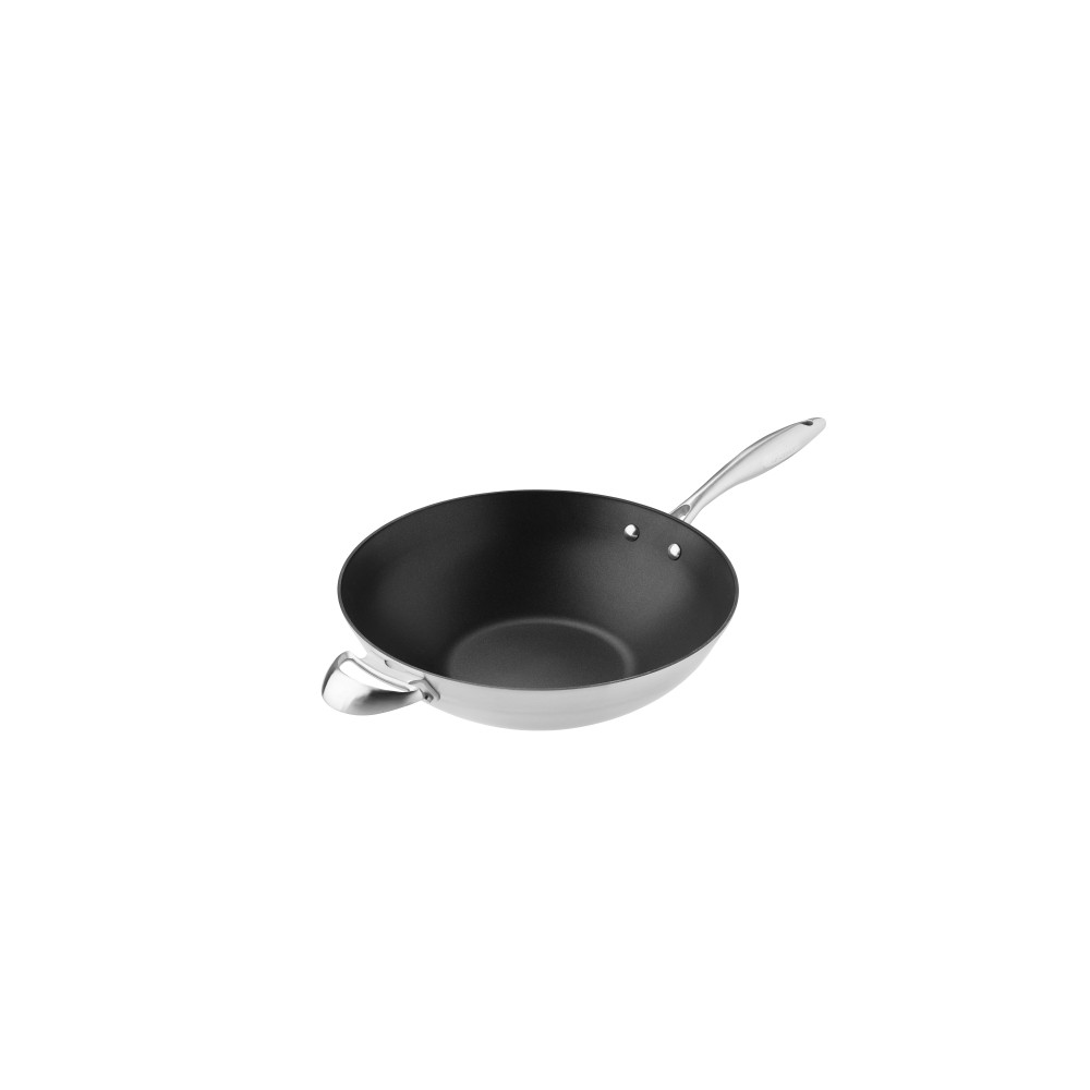 Produktbild för Wok Scanpan CTX Ø32 cm med galler/stavar Keramiskt titanstål...