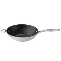Produktbild för Wok Scanpan CTX Ø32 cm med galler/stavar Keramiskt titanstål...