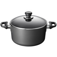 Produktbild för Scanpan 4,8 l / 24 cm gryta med lock