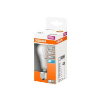 Produktbild för OSRAM LED STAR Classic A - LED-glödlampa - form: A60 - glaserad finish - E27 - 8.5 W - svalt vitt ljus - 4000 K
