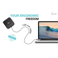 Produktbild för i-Tec - dockningsstation - USB-C / Thunderbolt 3/USB4 - 2 x DP, HDMI - 1GbE