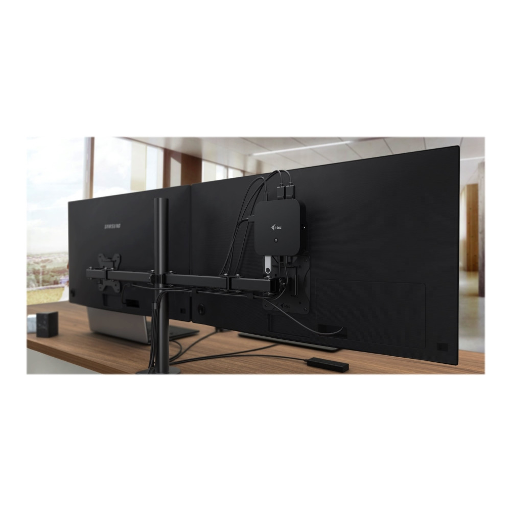 Produktbild för i-Tec - dockningsstation - USB-C / Thunderbolt 3/USB4 - 2 x DP, HDMI - 1GbE
