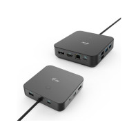 Produktbild för i-Tec - dockningsstation - USB-C / Thunderbolt 3/USB4 - 2 x DP, HDMI - 1GbE