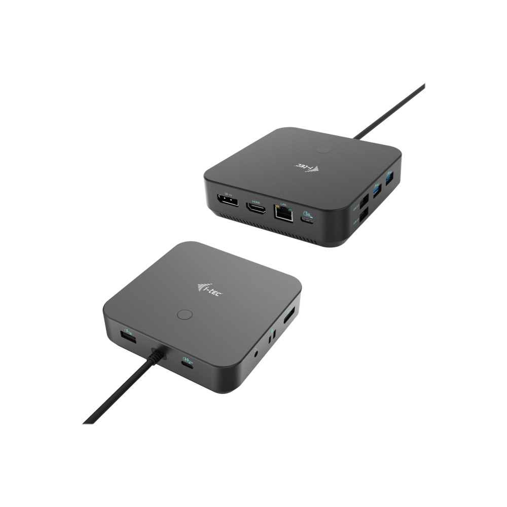 Produktbild för i-Tec - dockningsstation - USB-C / Thunderbolt 3/USB4 - 2 x DP, HDMI - 1GbE