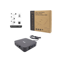 Produktbild för i-Tec - dockningsstation - USB-C / Thunderbolt 3/USB4 - 2 x DP, HDMI - 1GbE