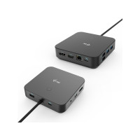 Produktbild för i-Tec - dockningsstation - USB-C / Thunderbolt 3/USB4 - 2 x DP, HDMI - 1GbE