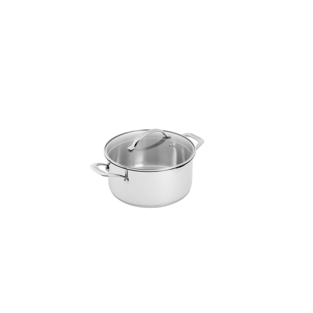 Produktbild för Scanpan gryta med lock 4,8 l/24 cm