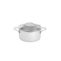 Produktbild för Scanpan gryta med lock 4,8 l/24 cm