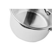 Produktbild för Scanpan gryta med lock 4,8 l/24 cm