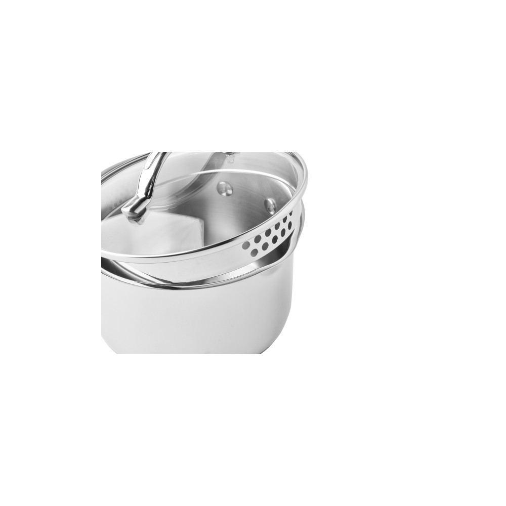 Produktbild för Scanpan gryta med lock 4,8 l/24 cm