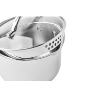 Produktbild för Scanpan gryta med lock 4,8 l/24 cm