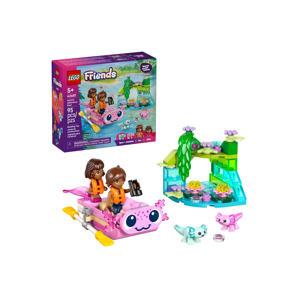 Produktbild för LEGO Friends 42681 - Axolotl Äventyrsbåt - byggsats