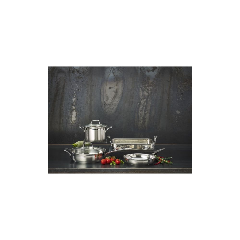 Produktbild för Scanpan stekpanna 42x26 cm med galler