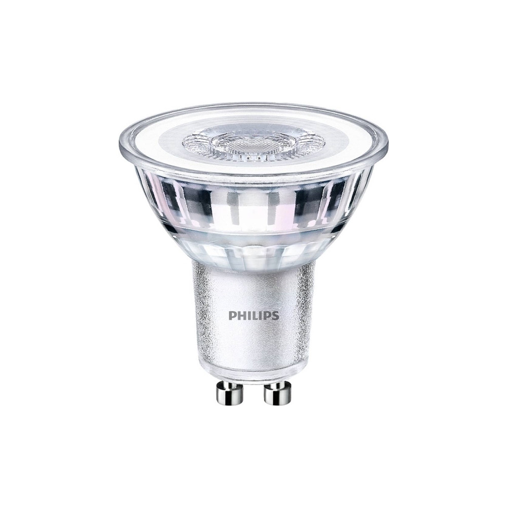 Produktbild för Philips Spot - LED-spotlight - GU10 - 3.5 W - varmt vitt ljus - 2700 K (paket om 2)