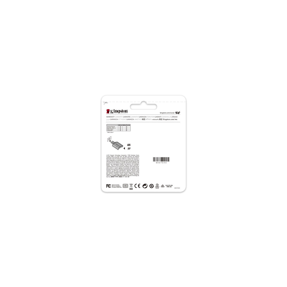 Produktbild för Kingston MobileLite Plus - kortläsare - USB 3.2 Gen 1