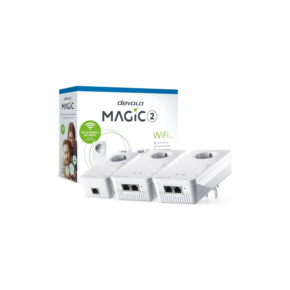 Produktbild för devolo Magic 2 WiFi next - Multiroom Kit - brygga - Wi-Fi 5 - vägginsticksbar