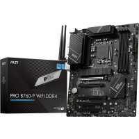 Produktbild för MSI PRO B760-P WIFI DDR4 - moderkort - ATX - LGA1700-uttag - B760