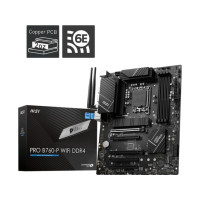 Produktbild för MSI PRO B760-P WIFI DDR4 - moderkort - ATX - LGA1700-uttag - B760