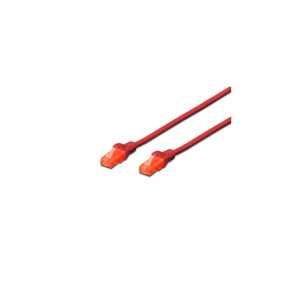 Produktbild för DIGITUS Professional patch-kabel - röd