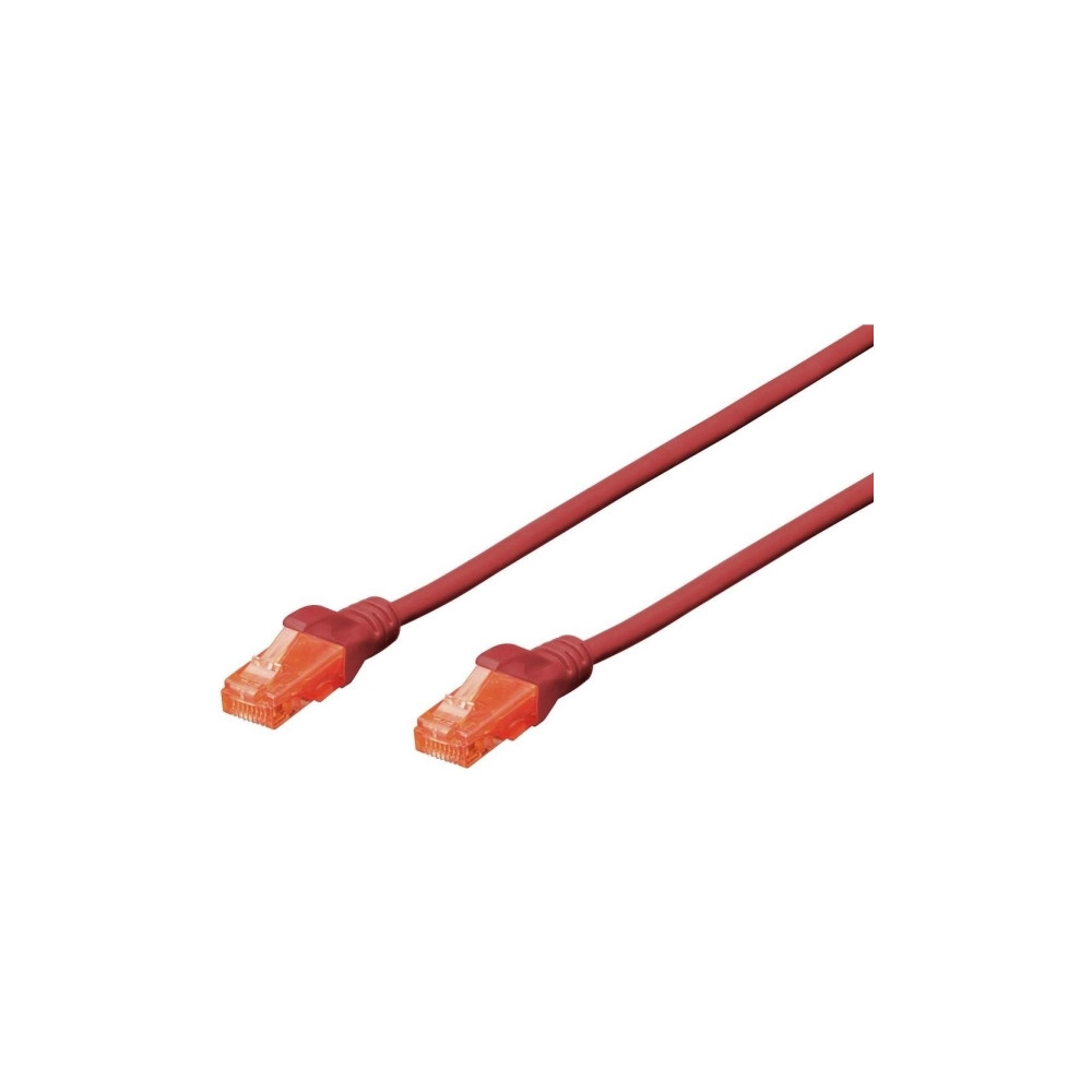 Produktbild för DIGITUS Professional patch-kabel - röd
