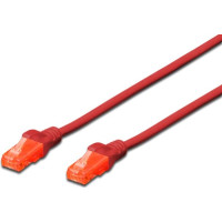 Produktbild för DIGITUS Professional patch-kabel - röd