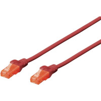 Produktbild för DIGITUS Professional patch-kabel - röd