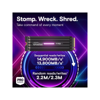 Produktbild för Crucial T710 - SSD - 4 TB - PCI Express 5.0 (NVMe)