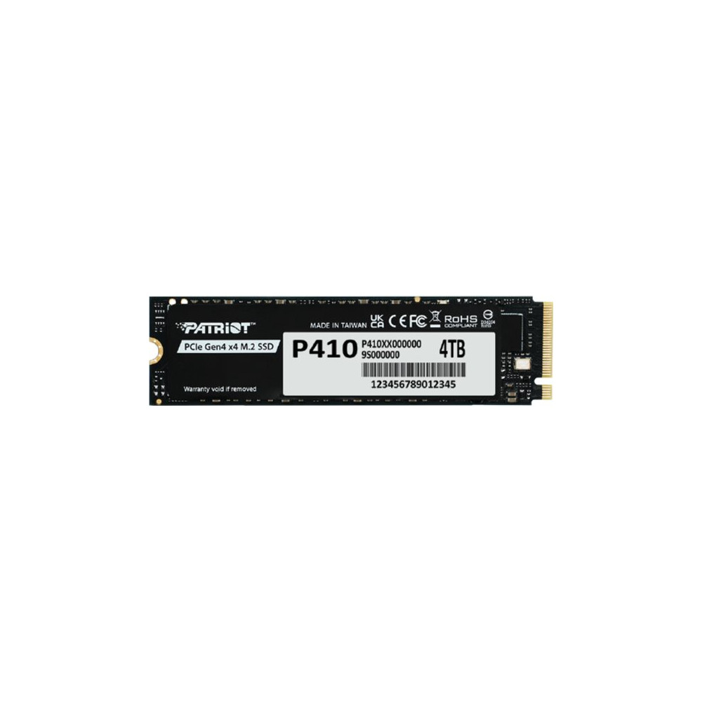 Produktbild för Patriot P410 - SSD - 4 TB - PCIe 4.0 x4 (NVMe)