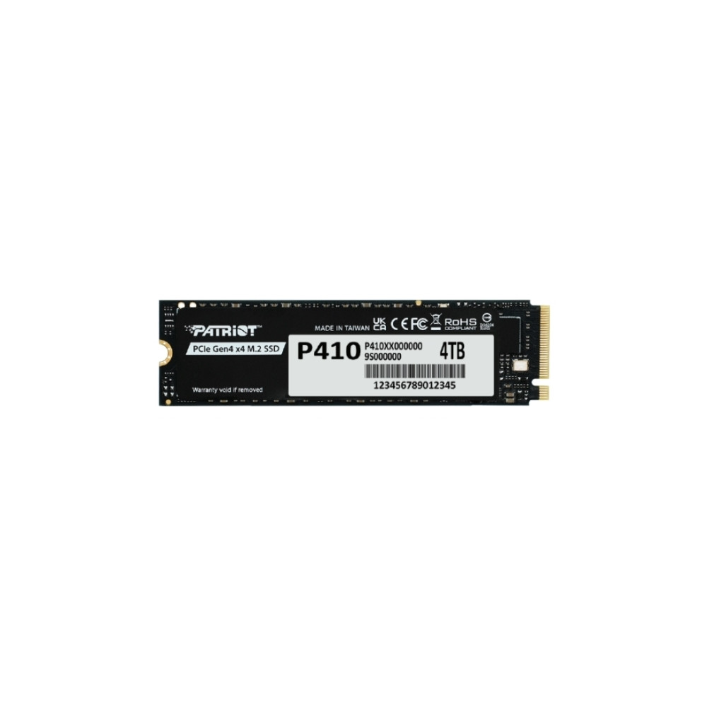 Produktbild för Patriot P410 - SSD - 4 TB - PCIe 4.0 x4 (NVMe)