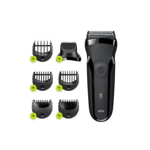 Braun Braun Series 3 300BT, Roterande rakhuvud, Svart, Knappar, 1...