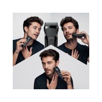 Produktbild för Braun Series 3 300BT, Roterande rakhuvud, Svart, Knappar, 1...