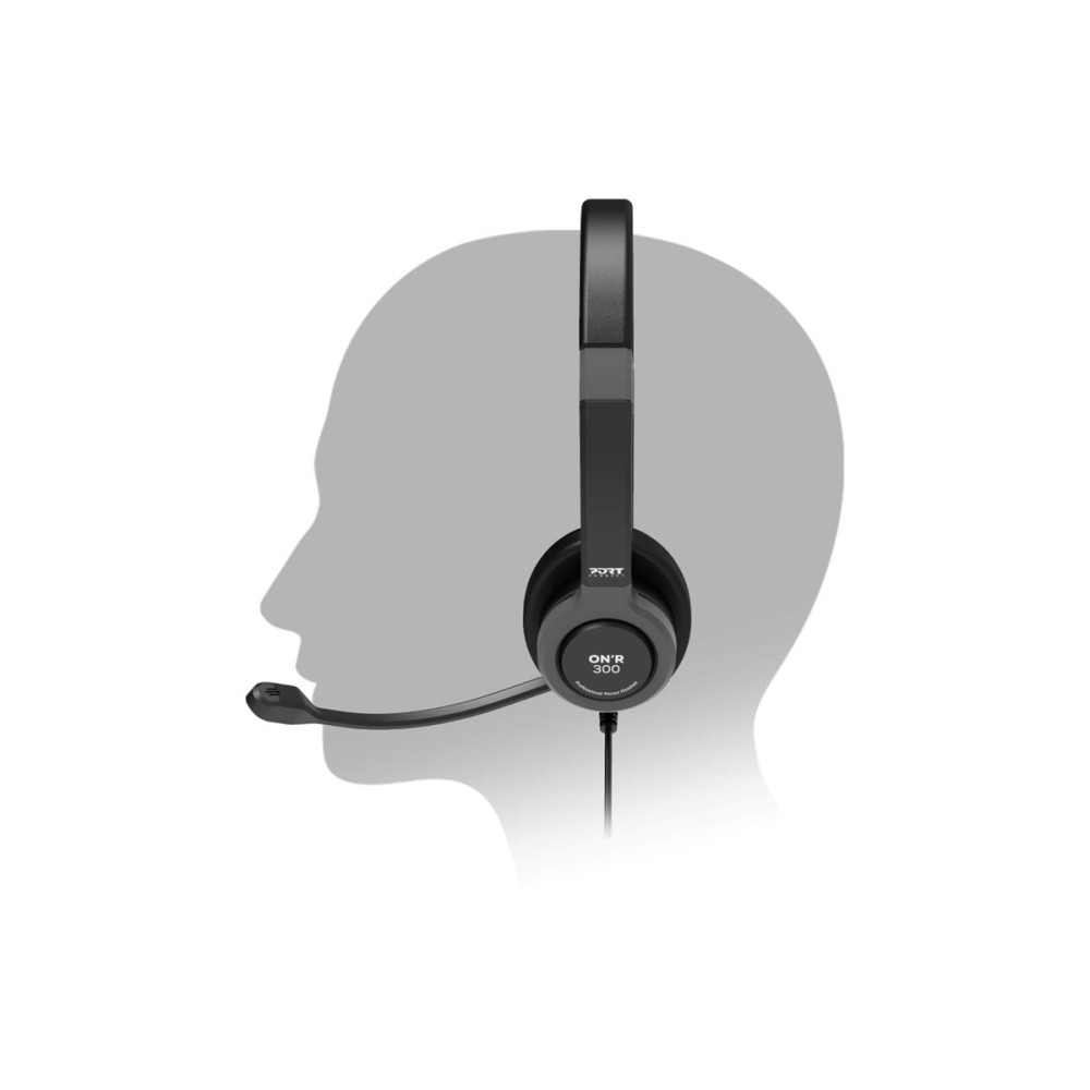 Produktbild för PORT Connect PRO ON'R 300 - headset - USB-A